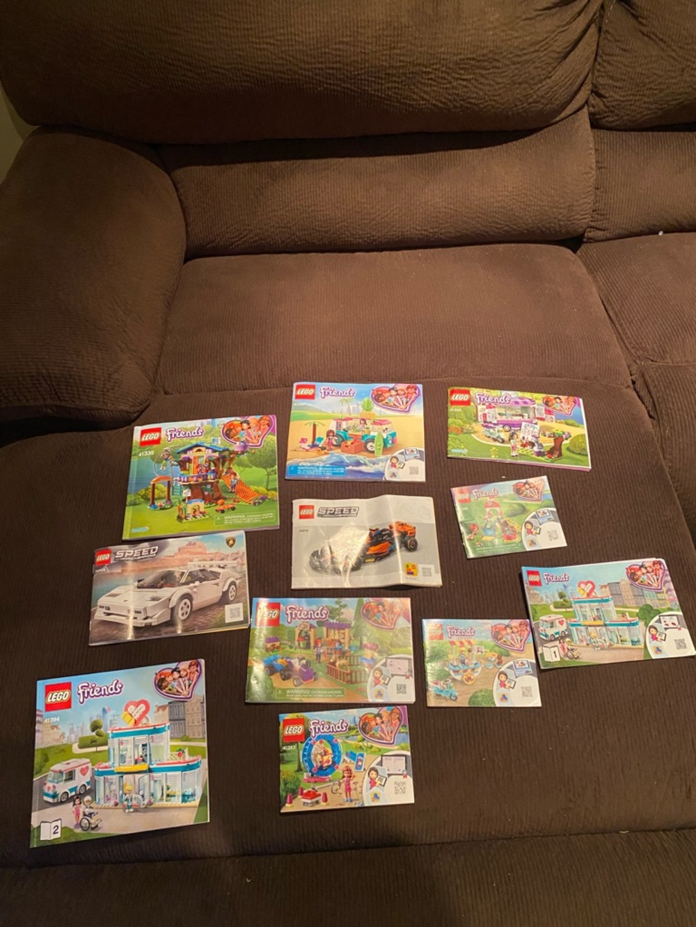 LEGO "Friends" Guides Collection (11) Different Instructions Manuals